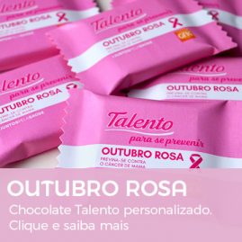 Outubro Rosa | Chocolate Talento Personalizado