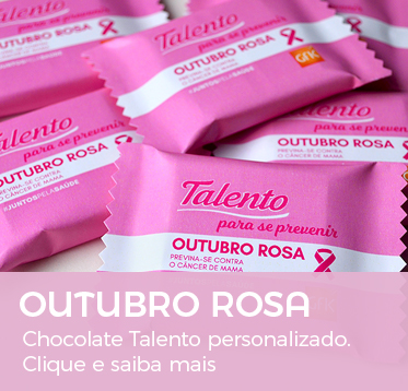 Outubro Rosa | Chocolate Talento Personalizado