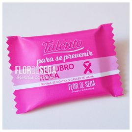 Brinde Outubro Rosa Chocolate Talento personalizado