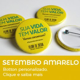 Setembro Amarelo | Botton Personalizado