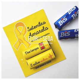 Brinde Setembro Amarelo Cartão personalizado com Bis