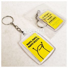 Brinde Setembro Amarelo Chaveiro Acrílico Personalizado