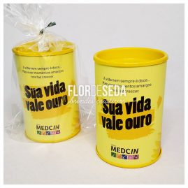 Setembro Amarelo Brinde Cofre personalizado com bombons