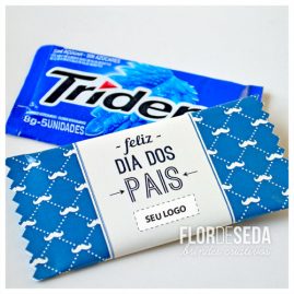 Dia dos Pais - Chiclete Trident personalizado