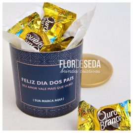 Dia dos Pais | Brinde Lata Personalizada com Bombom