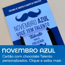 Novembro Azul | Cartão Personalizado com Talento