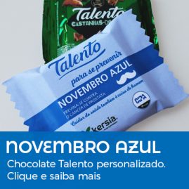 Novembro Azul | Chocolate Talento Personalizado