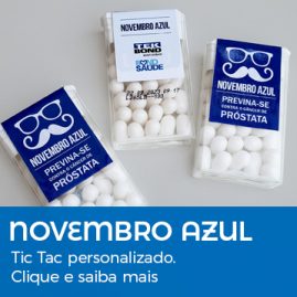 Novembro Azul | Tic Tac Personalizado