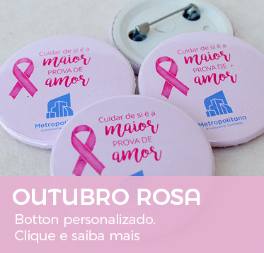 Outubro Rosa | Botton Personalizado