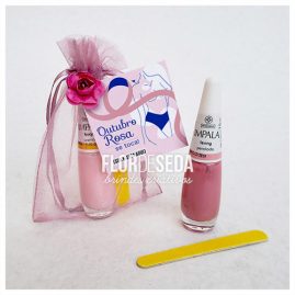 Brinde Outubro Rosa Esmalte personalizado