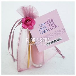 Brinde Outubro Rosa Esmalte personalizado