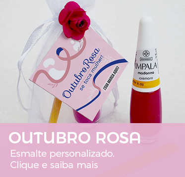 Outubro Rosa | Esmalte Personalizado