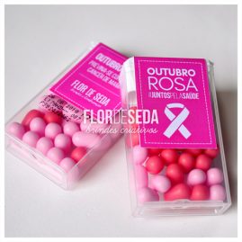 Brinde Outubro Rosa Tic Tac personalizado