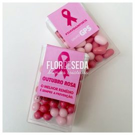 Brinde Outubro Rosa Tic Tac personalizado