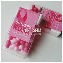 Brinde Outubro Rosa Tic Tac personalizado